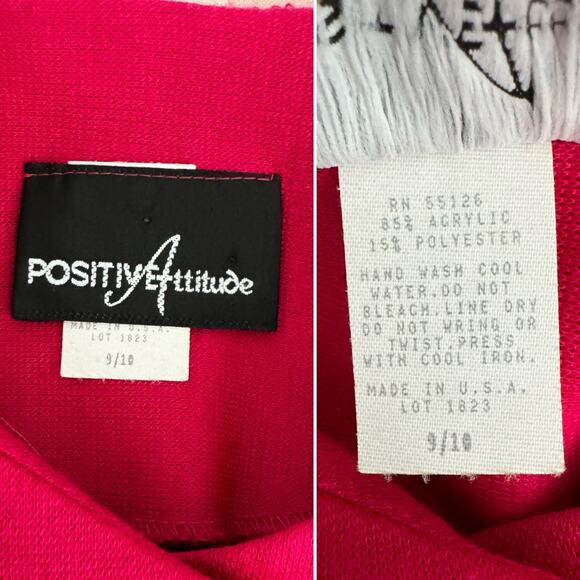 Vintage 80s huge gem button scalloped light weight blazer jacket size 9/10 M - Picture 6 of 7